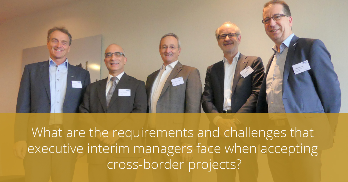 Thumbnail for What are the requirements and challenges that executive interim managers face when accepting cross-border projects?